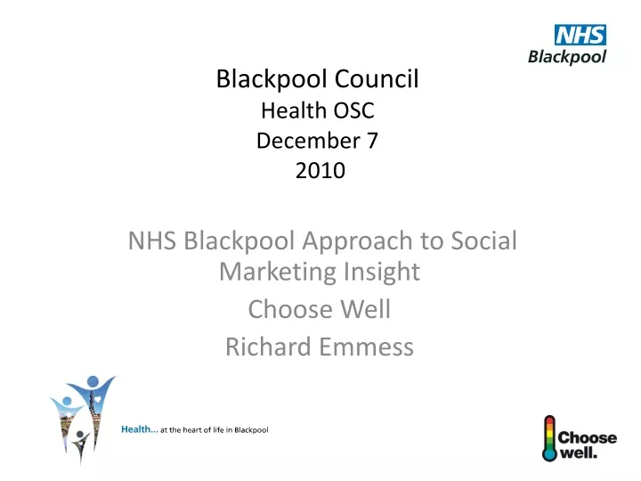 blackpool council health osc december 7 2010