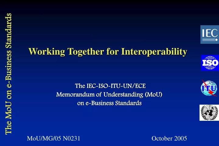 working together for interoperability