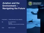 Aviation and the Environment – Navigating the Future