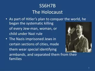 SS6H7B The Holocaust