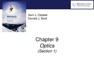 Chapter 9 Optics (Section 1)