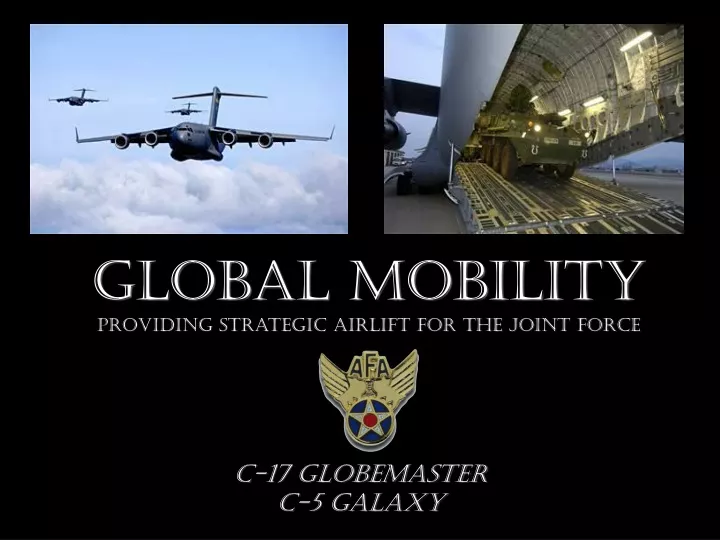global mobility providing strategic airlift