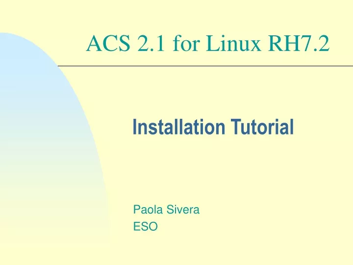 installation tutorial