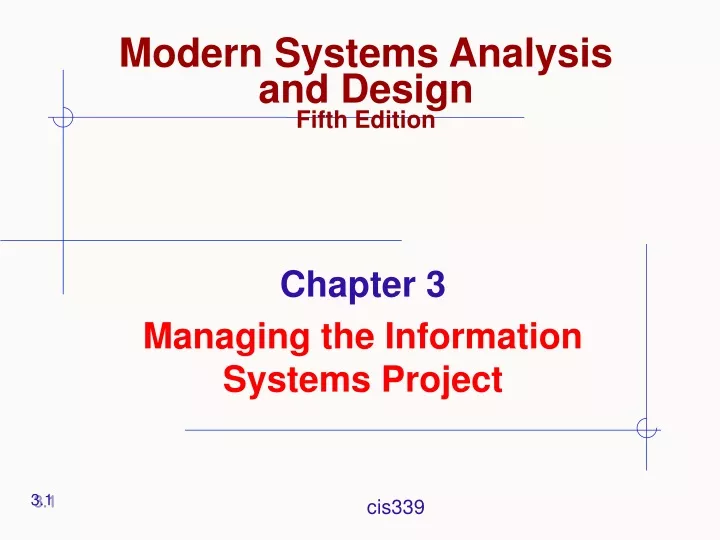 modern systems analysis and design fifth edition