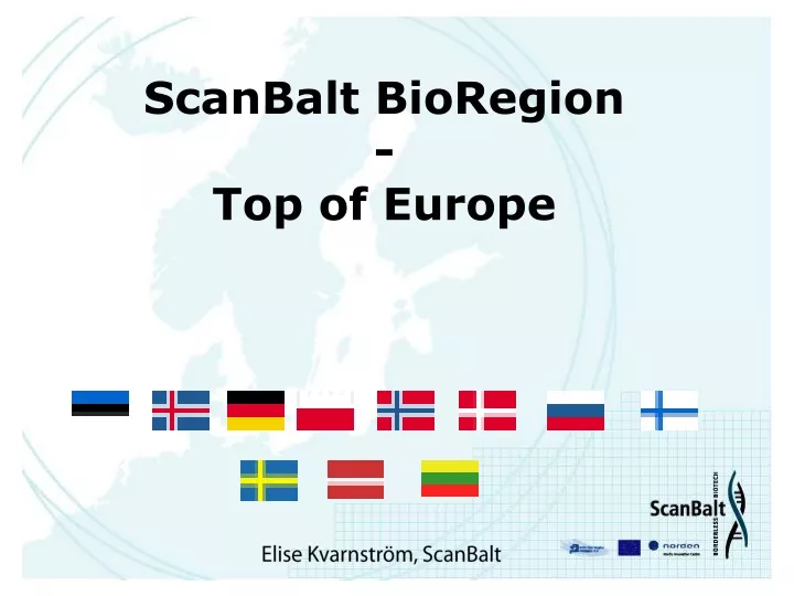 scanbalt bioregion top of europe