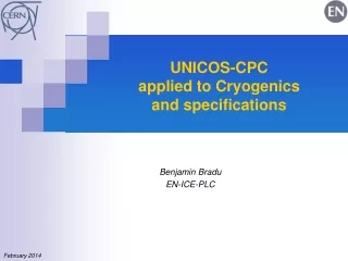 UNICOS-CPC applied to Cryogenics  and specifications