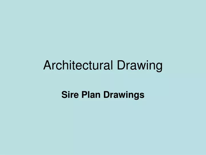 sire plan drawings