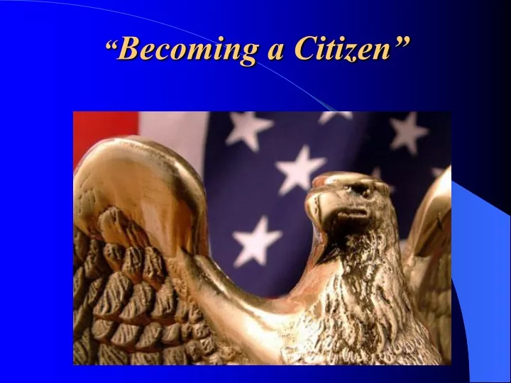 becoming a citizen