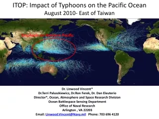 ITOP: Impact of Typhoons on the Pacific Ocean  August 2010- East of Taiwan