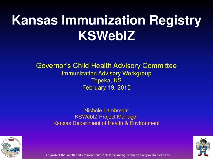 kansas immunization registry kswebiz