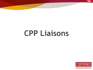 CPP Liaisons