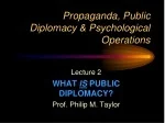 Public Diplomacy: Soft Power and Influence - slide 1