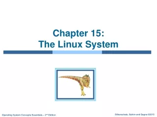 Chapter 15:   The Linux System
