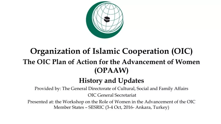 organization of islamic cooperation
