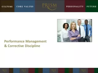 Performance Management  &amp; Corrective Discipline