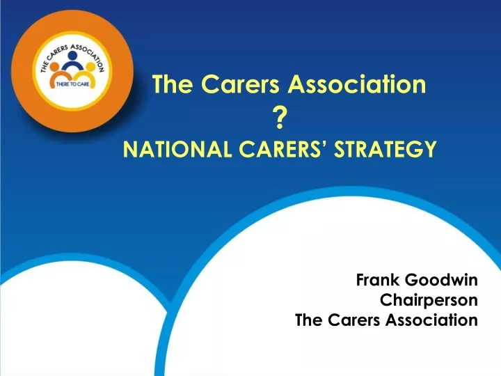 the carers association national carers strategy