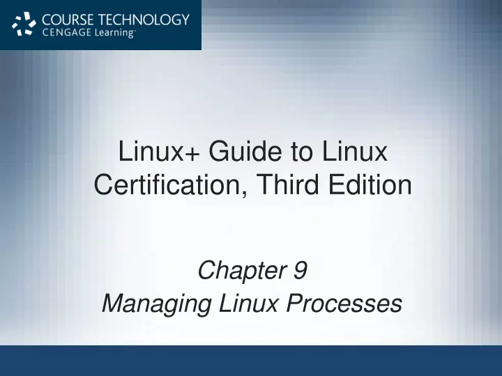 linux guide to linux certification third edition