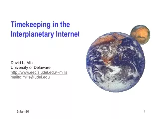 Timekeeping in the Interplanetary Internet