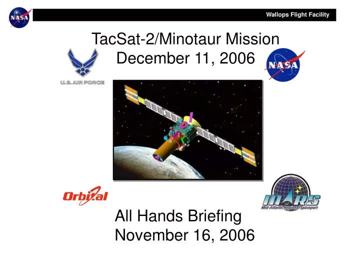 tacsat 2 minotaur mission december 11 2006
