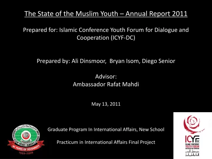 the state of the muslim youth annual report 2011
