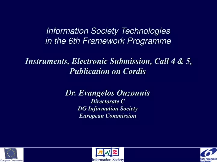 information society technologies