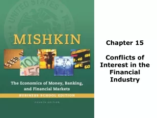 Chapter 15 Conflicts of Interest in the Financial Industry