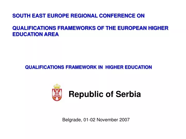 south east europe regional conference