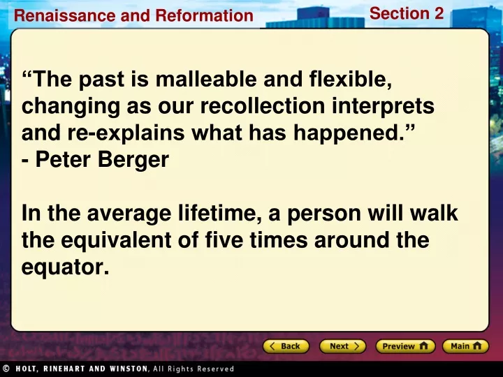 the past is malleable and flexible changing