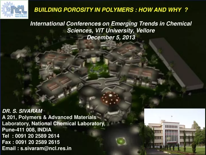 building porosity in polymers