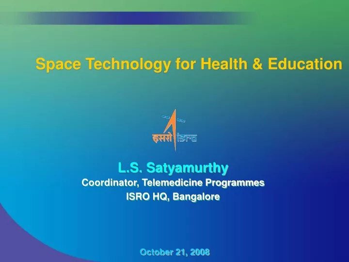 space technology for health education