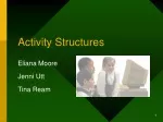 Activity Structures - slide 1