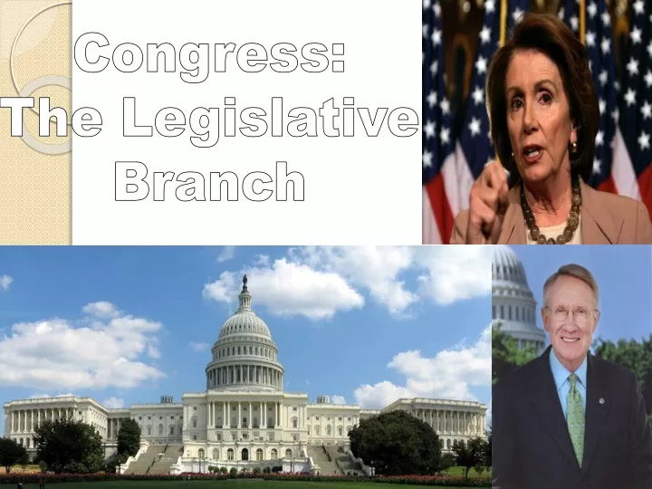 congress the legislative branch