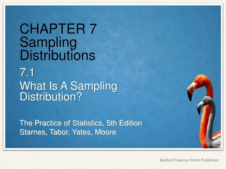 chapter 7 sampling distributions