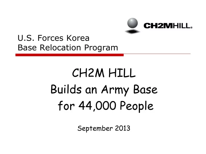 u s forces korea base relocation program