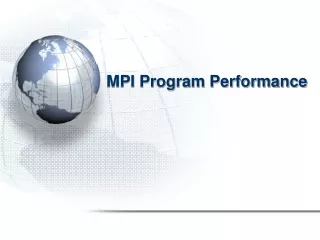 MPI Program Performance