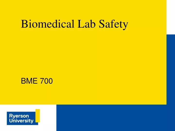 biomedical lab safety
