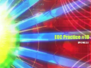 EOC Practice #10