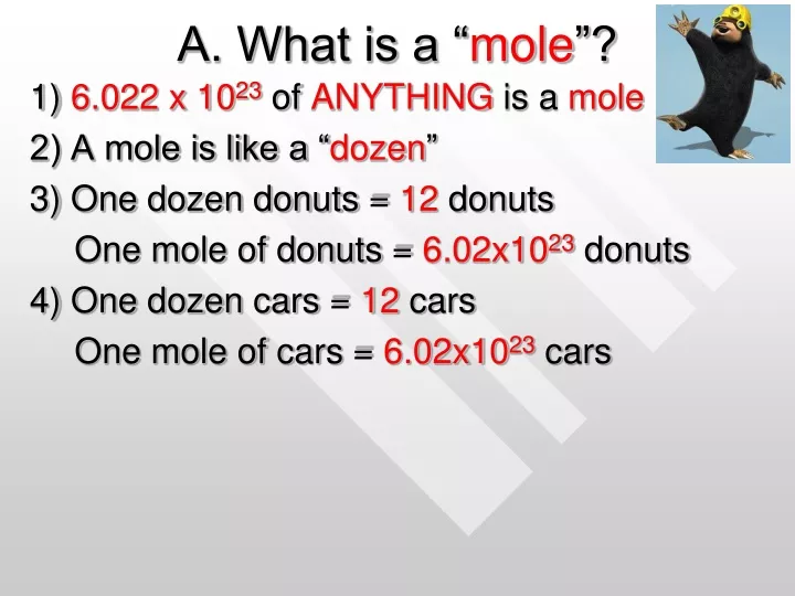 a what is a mole