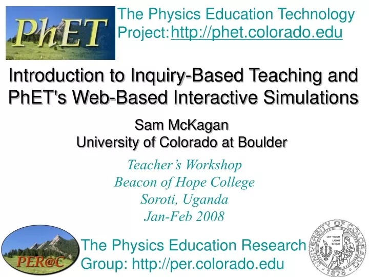 the physics education technology project