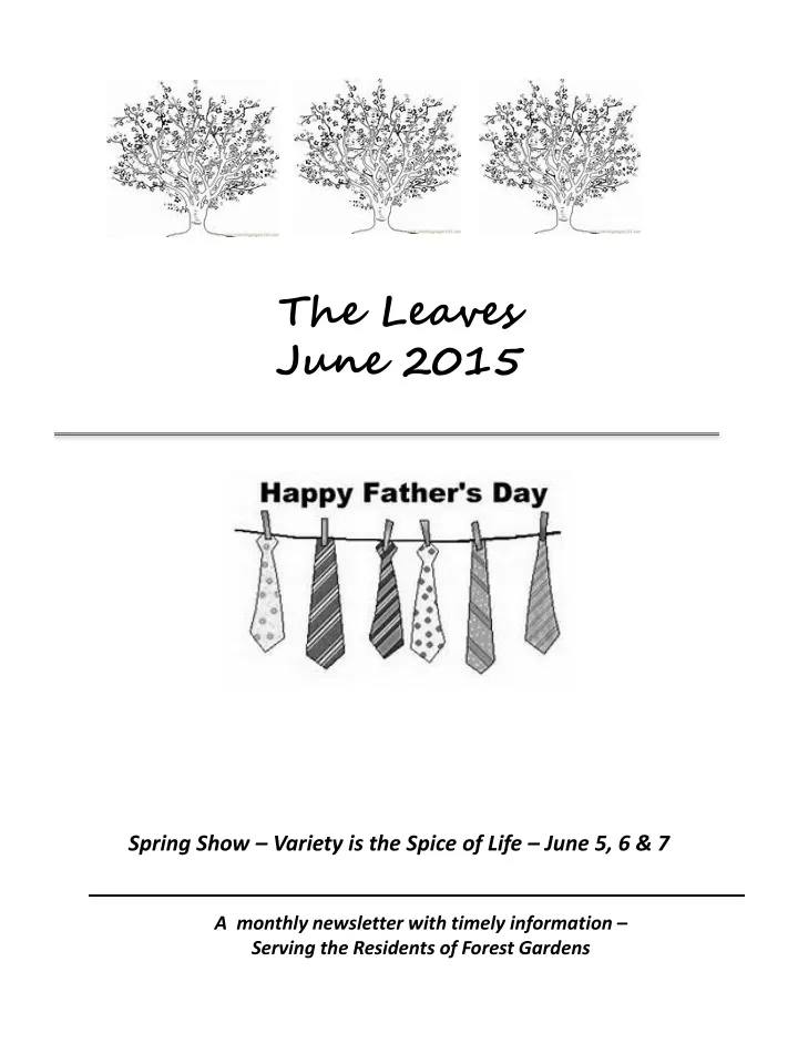 the leaves june 2015