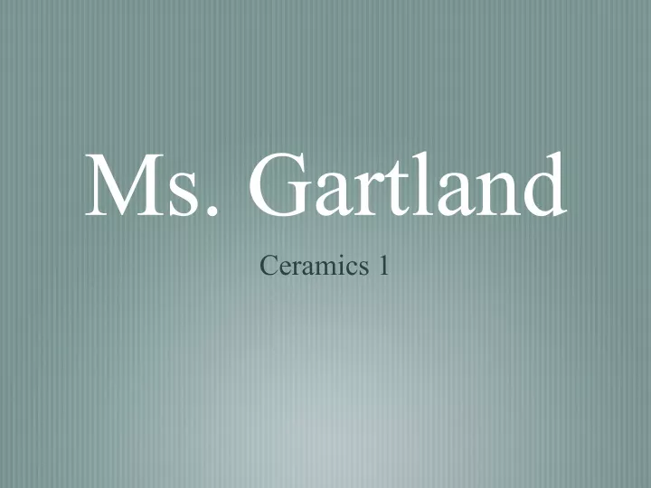 ms gartland