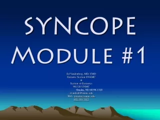 SYNCOPE Module #1