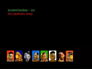 located bodies – six the aesthetic body