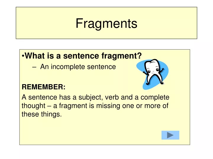 fragments