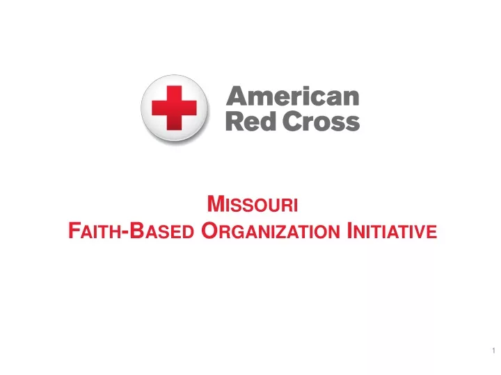 missouri faith based organization initiative