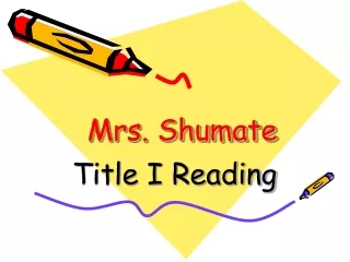 Mrs. Shumate