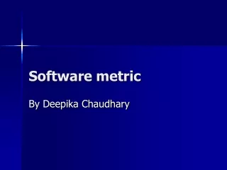 Software metric