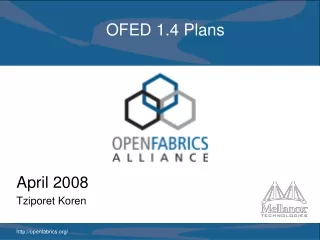 OFED 1.4 Plans