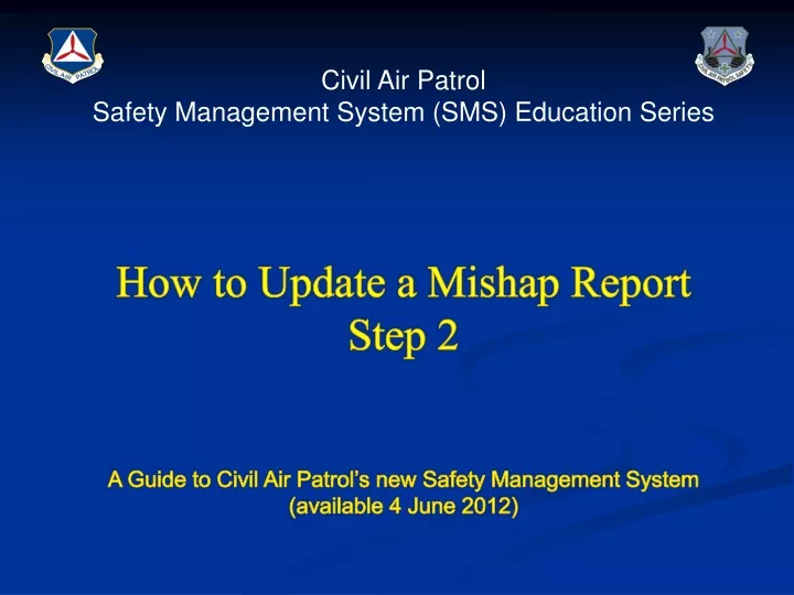 civil air patrol safety management system