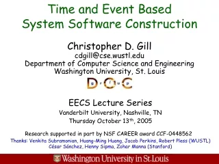 Time and Event Based              System Software Construction